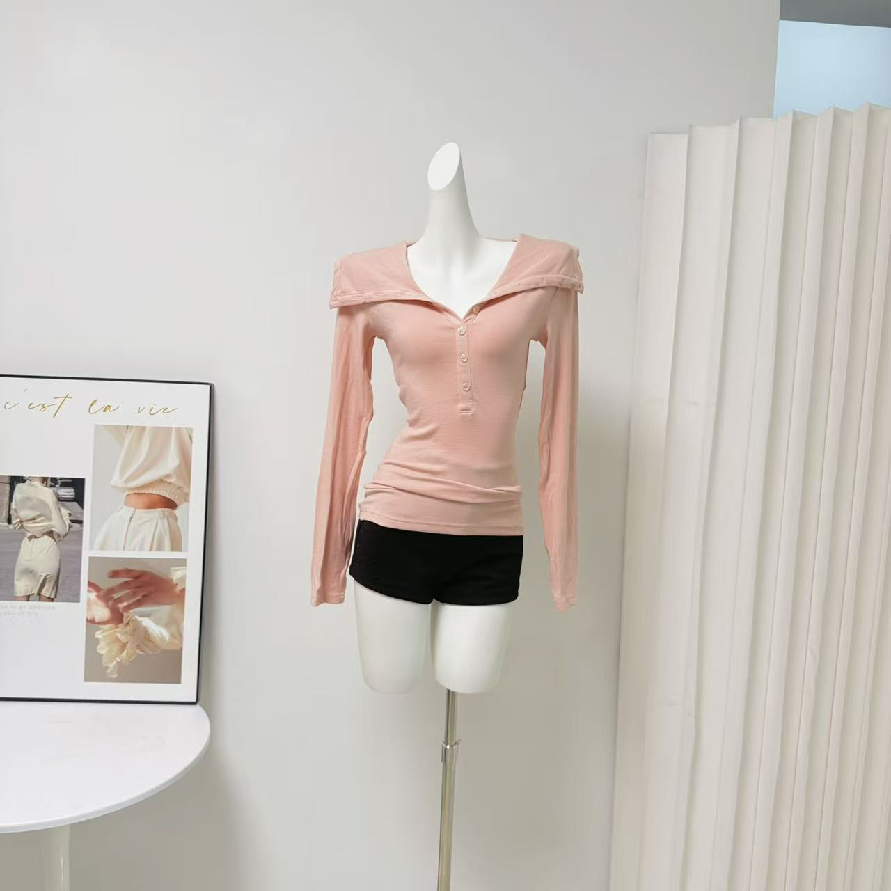 Women’s Plus Size Hooded Long Sleeve Casual T-Shirt Slimming Fall Top
